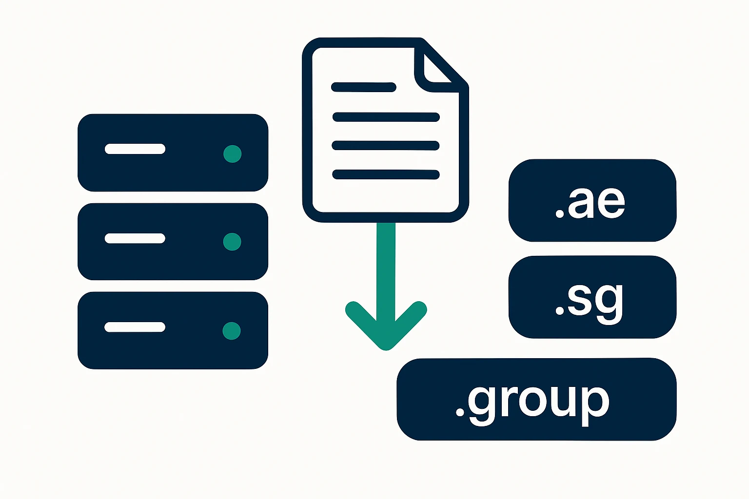 Downloadable Domain Feeds for Enterprise DNS: .ae, .sg, and .group Lists in Practice