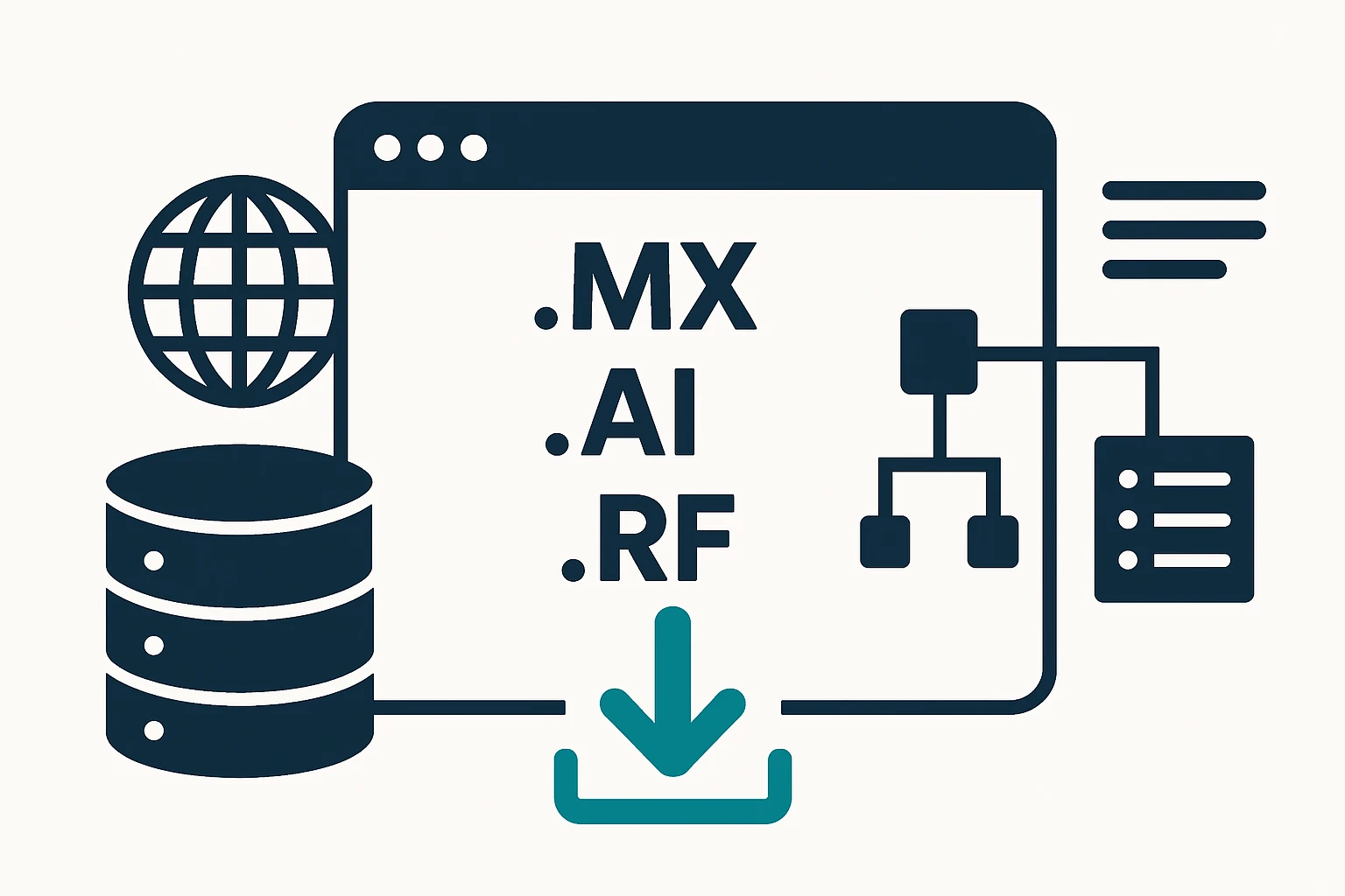 Downloading TLD Domain Lists for Enterprise DNS: MX, AI, RF Zone Data