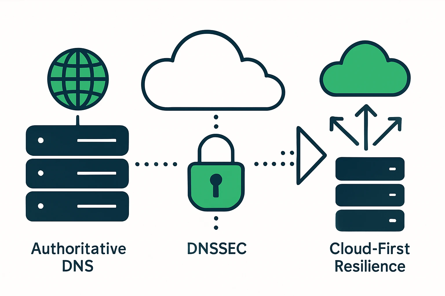 Enterprise DNS Architecture: Authoritative DNS, DNSSEC, Anycast, and Cloud-First Resilience