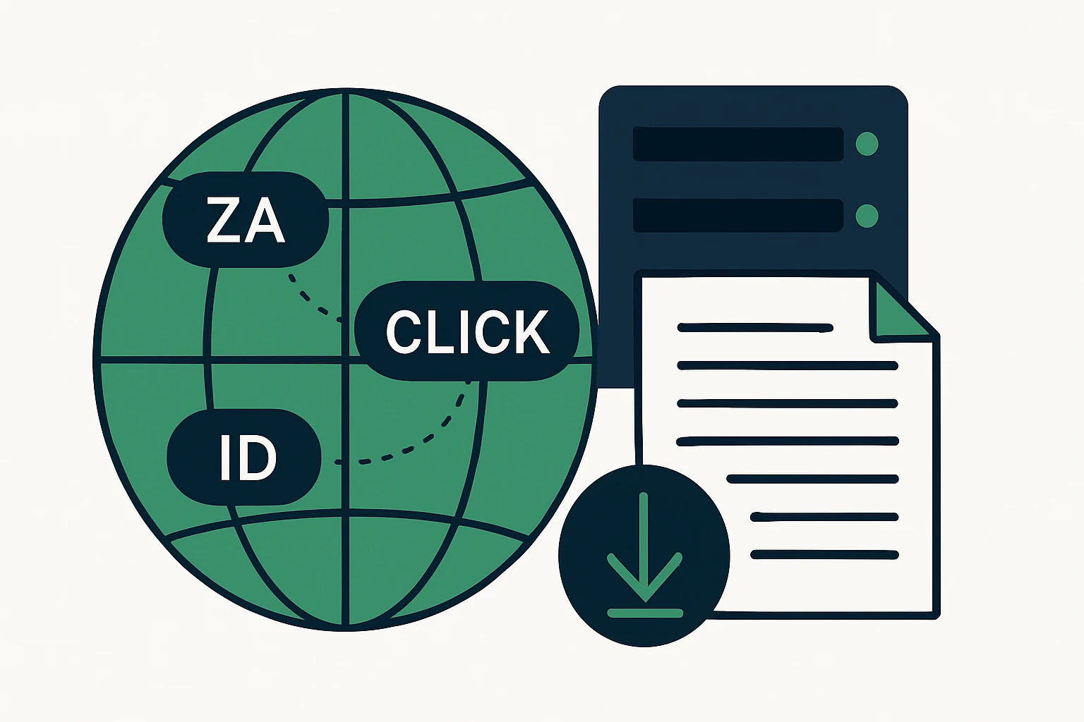 Enterprise DNS: ZA, CLICK, and ID Domain Lists  -  A Practical Guide to Downloading and Using Zone Data