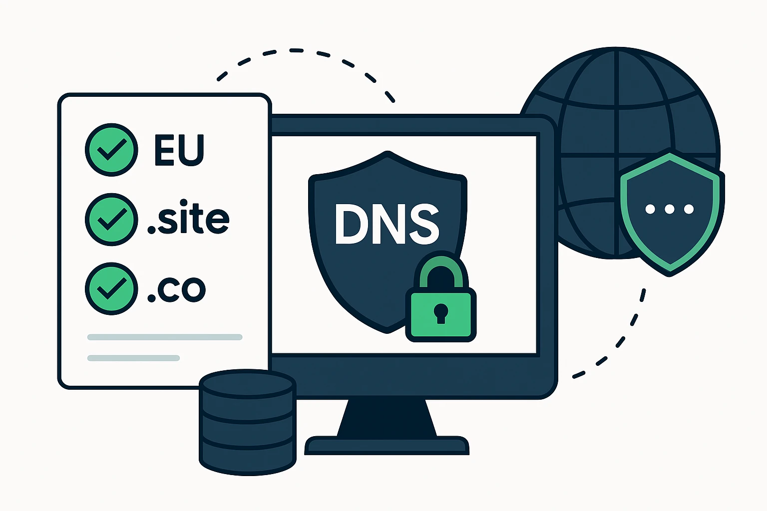 From Domain Inventories to Secure DNS: How Enterprise DNS Governance Leverages Downloadable Lists of EU, .site, and .co Domains